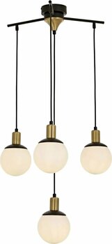 Avonni Avonnı Av-60273-4bsy Siyah Boyalı Modern Avize E27 Metal Cam 54cm