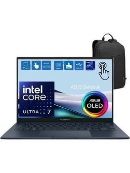 Asus Zenbook 14 UX3405CA-QL286W Intel Core Ultra 7 255H 16GB 1tb SSD 14" OLED (Dokunmatik Ekran) Widows 11 Home Taşınabilir Bilgisayar - Asus Mouse WZ11 - 1 TB - 16 GB