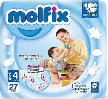 Molfix Maxi No:4 27'li Bebek Bezi