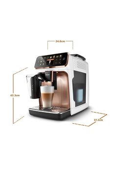 Philips LatteGo Tam Otomatik Espresso Makinesi, Tek Dokunuşla 12 Çeşit İçecek, EP5443/70 745USERI