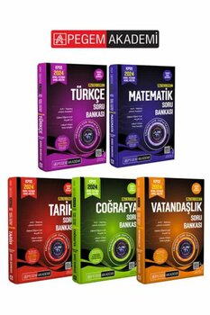 Pegem Akademi Yayıncılık Pegem Akademi 2024 Kpss Gygk Ezberbozan Soru Bankası Set (5 Kitap)