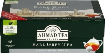 Ahmad Tea Earl Grey Bergamotlu 48'li Demlik Poşet Çay