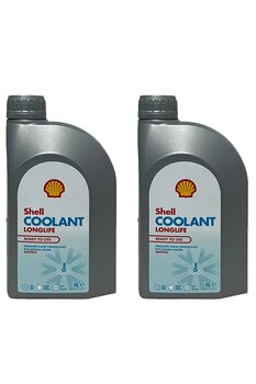 SHELL Coolant Longlife 4 Mevsimlik Kırmızı Antifriz 1 Litre 2 Adet