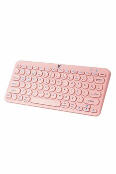 Blueforce BT-K95 Pembe Bluetooth V5.0 Kablosuz Klavye