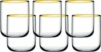 Paşabahçe 420112 Iconic Golden Touch 6'lı Bardak - 280 cc - Renkli - 0 - 499 ml