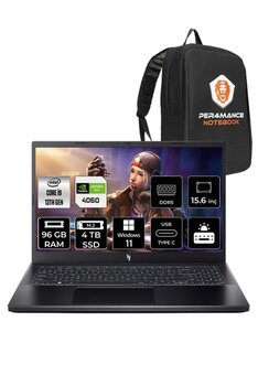 Acer Nitro V15 İ9 13900H 96Gb 4Tb Ssd Rtx4060/8Gb 15.6'' 165Hz Fhd W11h Gaming Laptop & Per4 Çanta