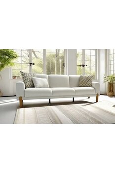 Vipa Home Vipa Bohem Üçlü Koltuk, Modern ve Şık Tasarım, Rahat Salon ve Oturma Odası Koltuğu