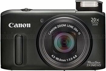 Canon PowerShot SX240 HS 12.1 MP Siyah Fotoğraf Makinesi
