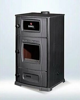 Sürel Ultra 5119 Odun, Kömür Siyah Şömine Soba