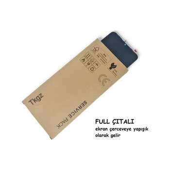 Tkgz Xiaomi Redmi Note 12 Pro -5g- Lcd Ekran Dokunmatik Service Pack - Full Çıtalı Siyah