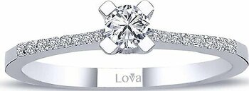 Lova Toplam 0,23 Karat Pırlanta Tektaş Yüzük - 1020273