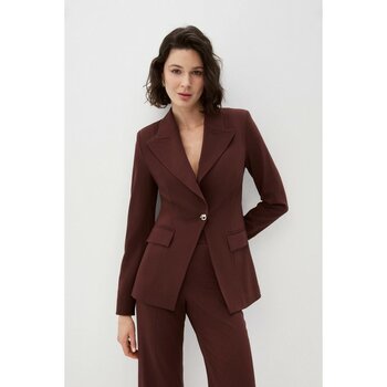 SHN Kahverengi Blazer Ceket Takım - 42