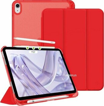 MobaxAksesuar Apple iPad Air 11inç M2/M3 Air 4/5.Nesil 10.9 Kılıf PU Deri Smart Standlı Case 2025-2024 Flip - Kırmızı - iP Air11inç/Air4/5 Flip
