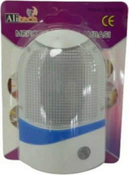 Alitech Ledli Gece Lambası Sensörlü Fotoselli Gece Lambası LED - Beyaz