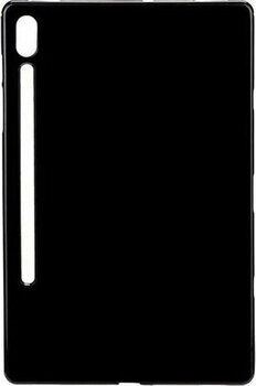 Microcase Galaxy Tab S8+ Plus SM-T800 Siyah Silikon Tablet Kılıfı