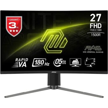 MSI MAG 27C6PF 27 inç 180Hz 0.5ms Curved Oyuncu Monitörü