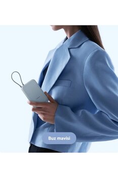 Xiaomi 10000 Mah Dahili Kablolu Powerbank Type-c 2025 Versiyon ( Türkiye Garantili)