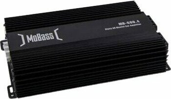 Mobass MB-600 2500W 4 Kanal Bass Kontrollü Oto Amfi