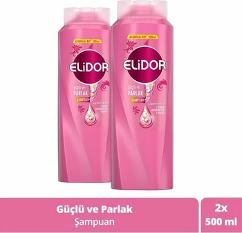 Elidor Superblend Saç Bakım Şampuanı Güçlü Ve Parlak 500 Ml X2 Adet - 1