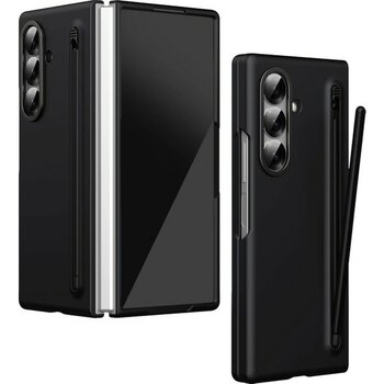 Samsung Galaxy Z Fold 6 Hole Fold Kapak - Siyah DEMRESTORE-8976U87I - Altın - 1