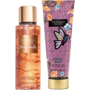 Victoria's Secret Bare Vanilla & Purple Haze Vücut Losyonu ve Spreyi 2'li Set