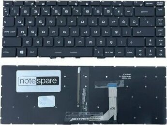 Msi Uyumlu Gf63 Thin 12Ve-066Us Klavye Tr  Işıklı Siyah