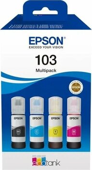 Epson 103 L3251 65 ml Cyan, Magenta, Yellow, Black Uyumlu Mürekkep Kartuş Takımı