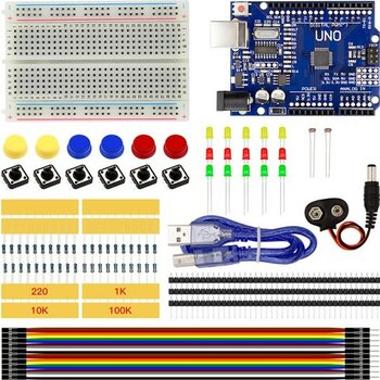 Alkatronik Elektronik Başlangıç Seti Arduino Uno R3 Starter Kit 77 Parça