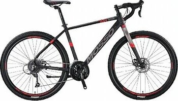 Mosso Claris GVL270 Siyah-Kırmızı 16 Vites 27.5 Jant Erkek Şehir Bisiklet
