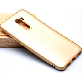 ZORE Xiaomi Pocophone F1 Uyumlu Kılıf Premier Silikon Kapak, Gold