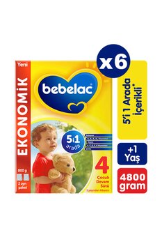 Bebelac 4 Çocuk Devam Sütü 800 gr X 6 Adet