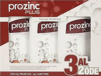 ProZinc Plus Şampuan Saç Dökülmesine Karşı 3x300 ml