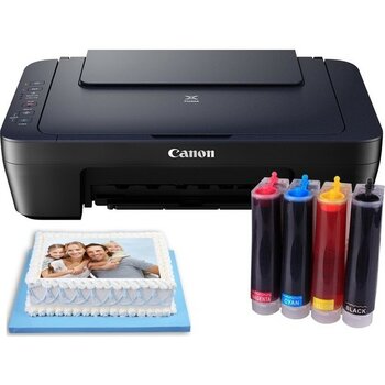 Canon E414 Bitmeyen Kartuşlu Çok Fonksiyonlu Yazıcı 2 Kartuş ile 3000 Sayfa Renkli Baskı