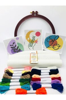 İDİL Kanaviçe Etamin Seti Model021- Boho