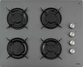 Vestel AO-65104 G-DG-T Gri Cam Ankastre Ocak