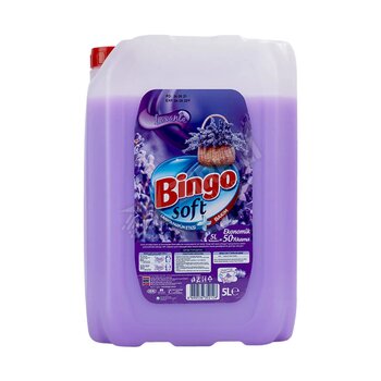 5 Adet Bingo Soft Lavantalı Çamaşır Yumuşatıcı 5 Lt