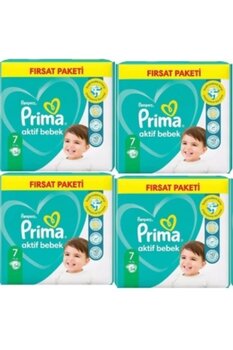 Prima Bebek Bezi 7 Numara 15+ Kg 34 X 4=136 Adet