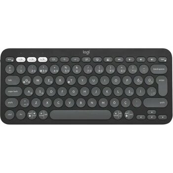 Shopwave Logıtech K380S Pebble Keys 2 Çoklu Cihaz Özellikli Bluetooth Türkçe Q Klavye Gri 920-011859 - Belirtilmemiş