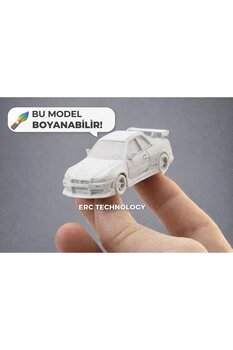 ERCTECH R34 Kit Car Maket Araba – Parçalı, Monte Edilebilir ve Boyanabilir Eğitici Oyuncak