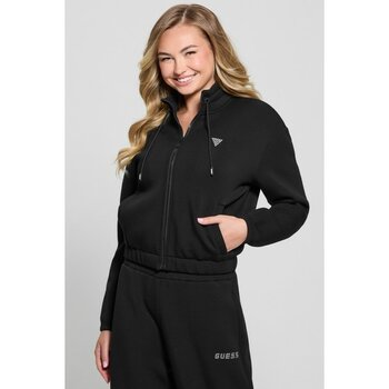 Guess Kadın Fermuarlı Sweatshirt - Siyah - XS