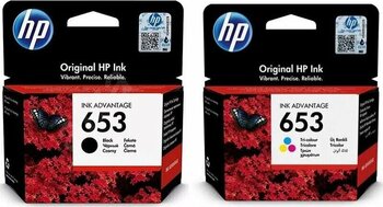 HP 653 3YM75AE/3YM74AE Uyumlu DeskJet Ink Advantage Kartuş