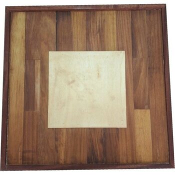 Golden Garden Iroko Masa Tablası Kare (72X70), Ahşap
