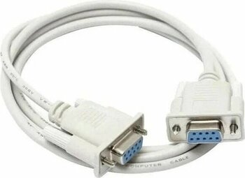 YKA RS-232 1.5 m Beyaz Dişi-Dişi Seri Kablo