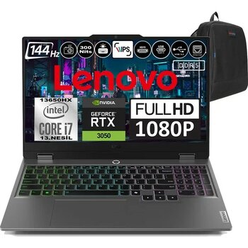 Lenovo Loq 15IRX9 Intel Core I7 13650HX Ddr5 32GB 2tb SSD Rtx 3050 6gb 300NITS 15.6" 144Hz Fhd Freedos Taşınabilir Bilgisayar 83DV00G5TRF07 + Zetta
