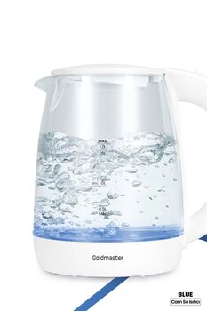Goldmaster Blue 2200 W 1.7 L Beyaz Kettle