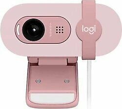 Logitech Brio 100 Pembe Full HD 1080P Mikrofonlu Webcam