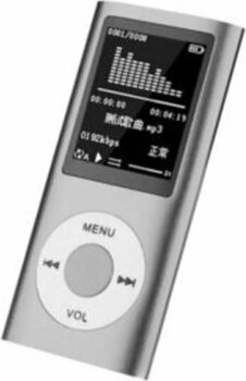 SIGHTZER Digital Renkli Ekranlı Mp3-mp4 Çalar Hafıza Kartı Girişli Metal (gümüş)