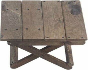 Katlanır Ayaklı Tabure - Katlanır Kamp Taburesi - Katlanır Tabure - Ceviz