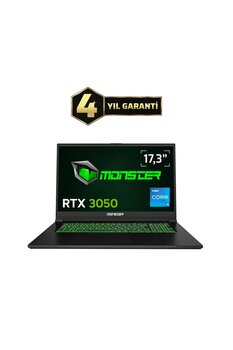 MONSTER Abra A7 V15.3.2 Intel Core i5 13500H 32 GB RAM 1 TB SSD 6 GB RTX 3050 FreeDOS 17,3\" FHD 144 Hz