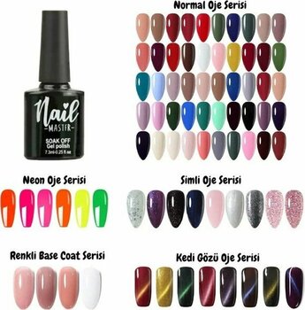 Nail Master 77 Renk Kalıcı Oje Seti 7,3 ml